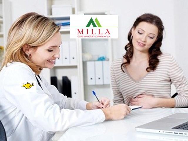 Samo 2500 din za kompletan ginekološki pregled (ultrazvuk, VS, papa test, kolposkopiju + pregled dojki)! Ordinacija Milla!